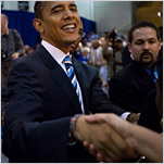 Obama, Awaiting a New Title, Hones His Image